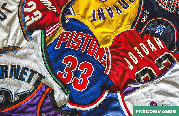 Précommande – Lot de 30 maillots vintage NBA NFL MLB NHL – United Vintage
