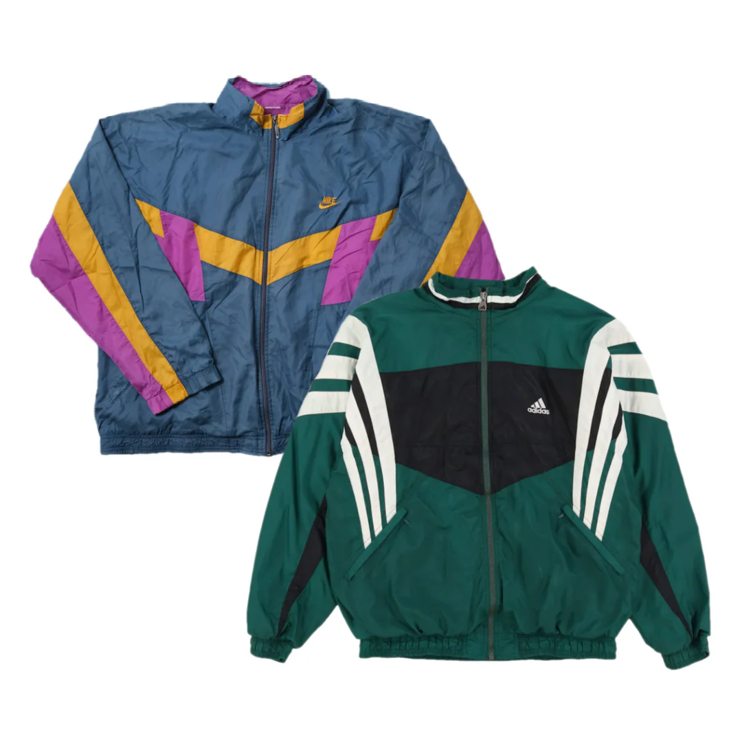 Précommande 40x Pièces Vestes coupe-vent vintage de marques