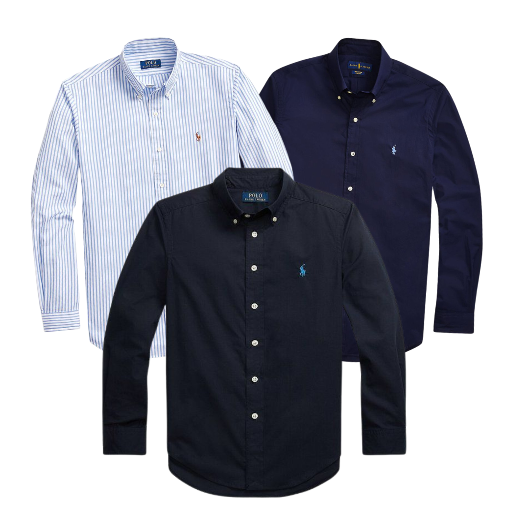 JUNE DROP 25x Pieces Chemise Ralph Lauren / Lacoste / Tommy Hilfiger
