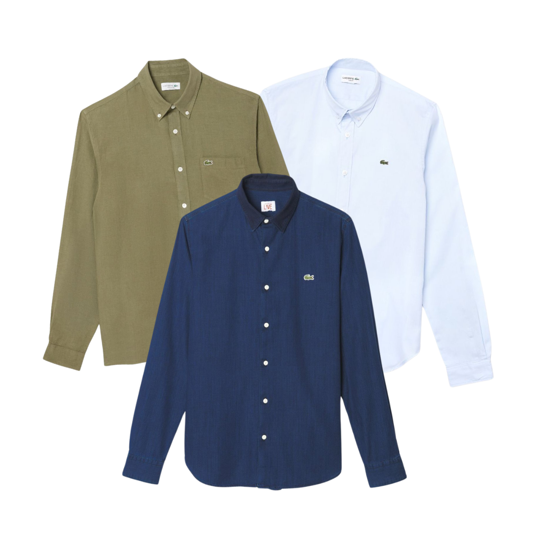 SUMMER DROP 25x Pieces Chemise Lacoste (48H DISPATCH)