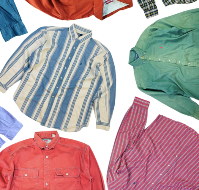 Mix 10kg Chemise Ralph Lauren + Branded Chemise - United Vintage United Vintage 