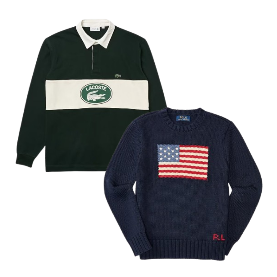 Précommande mix 10kg de pulls Lacoste et Ralph Lauren – Premium