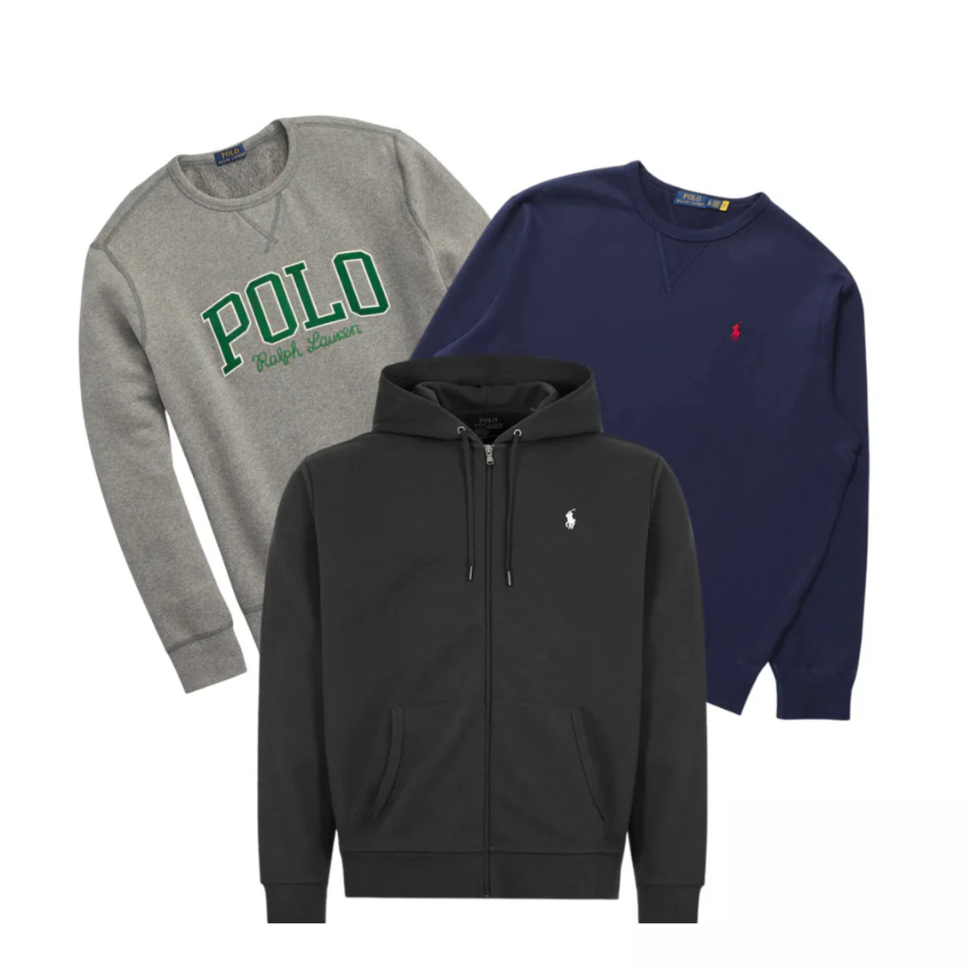 Précommande 30x Ralph Lauren Hoodie/Sweatshirt vintage premium