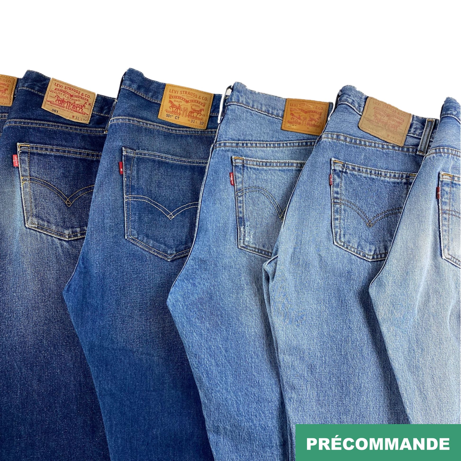 Précommande 20x Pièces Mix Jeans Levi's 501 - United Vintage United Vintage 