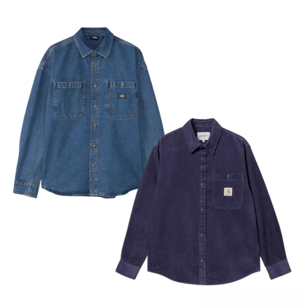 Précommande 30x Pièces Chemises vintage Carhartt & Dickies