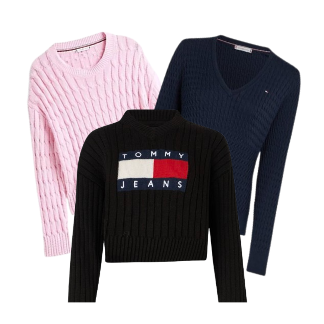 JUNE DROP 100x Pièces Pull Tommy Hilfiger Femme