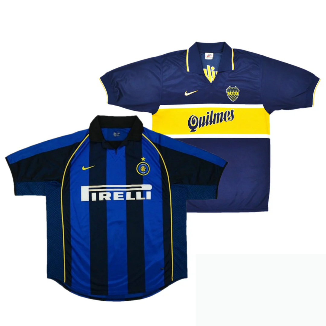 Précommande 25x Pièces Mix de maillots de football vintage